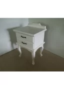 Smrkový noční stolek se dvěma zásuvkami