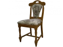 Dubová masivní židle čalouněná