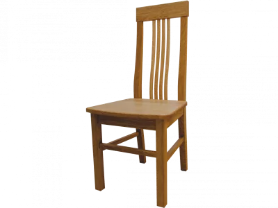 Dubová designová celodřevěná židle