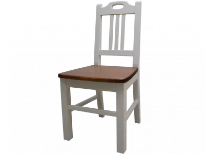 Celodřevěná smrková židle 1B